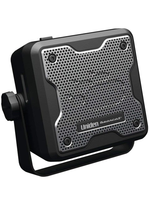 Uniden (BC15) Bearcat 15-Watt External Communications Speaker. Durable Rugged Design, Perfect for Amplifying Uniden Scanners, CB Radios, and Other Communications Receivers, Black