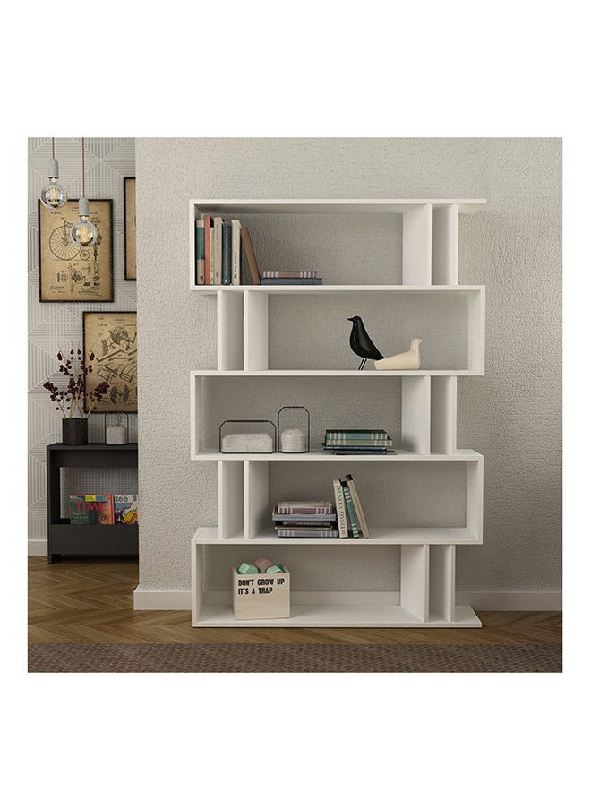 Mourah Home - Partiro Bookcase - White - 2 Years Warranty - Image 1