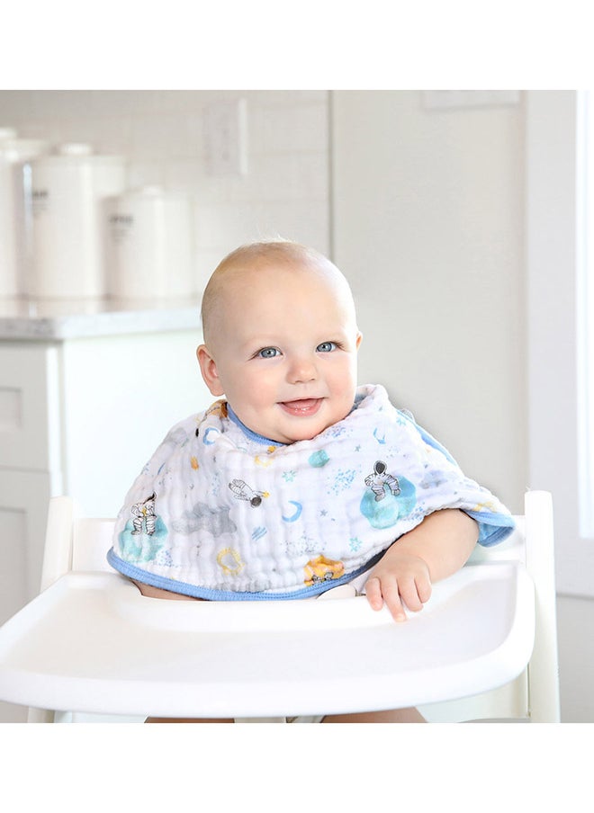 aden + anais - Pack Of 1 Essentials Muslin Baby Burpy Bib - Space Explorers - Image 1