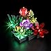 BRIKSMAX Led Lighting Kit for LEGO10309 Succulents Not Include The Lego Set Compatible with Lego Creator Expert 10309 Succulents Building Blocks Model - Image 4