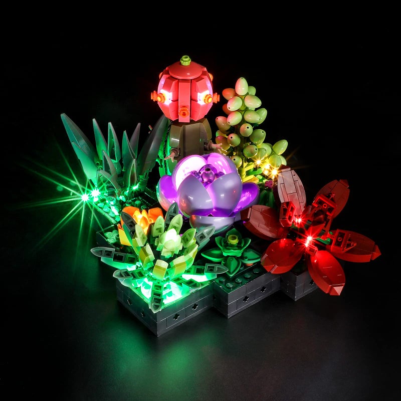 BRIKSMAX Led Lighting Kit for LEGO10309 Succulents Not Include The Lego Set Compatible with Lego Creator Expert 10309 Succulents Building Blocks Model - Image 2