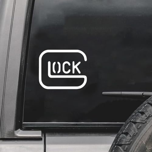 ZIMISI Safe Action Gun Car Sticker Decal Pistol Perfection Vinyl Waterproof Sticker Military Veteran Truck Bumper Decal for Locker Fridge Mailbox Laptop Water Bottle White - Image 1