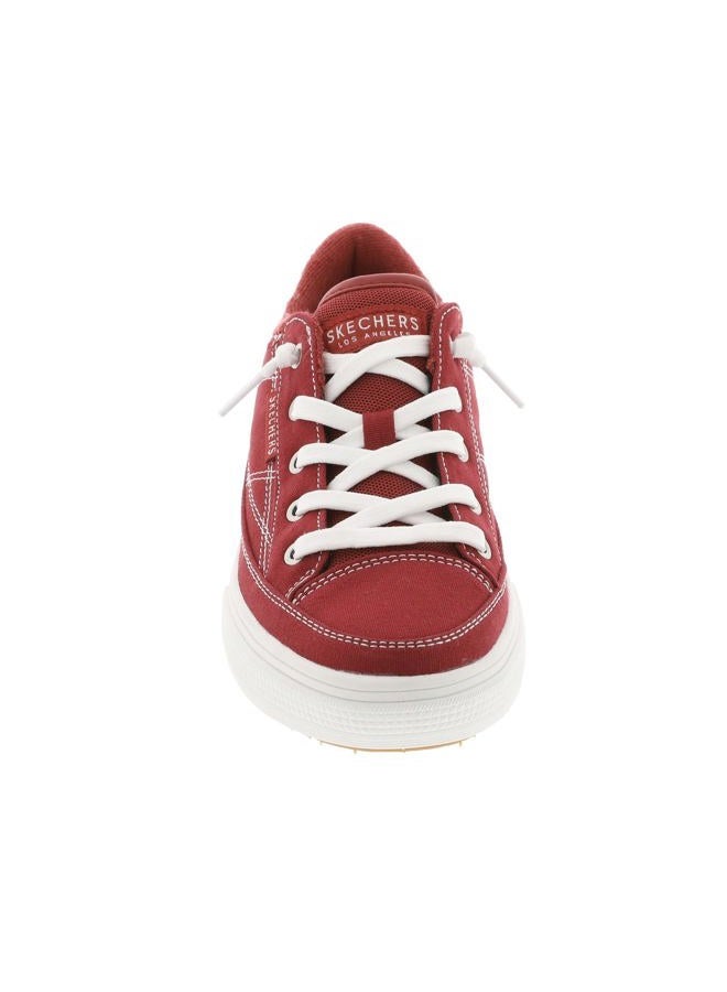 SKECHERS حذاء رياضي للنساء بتصميم قوس مريح - أركيد-أركاتا، أحمر، 8 عريض - Image 5