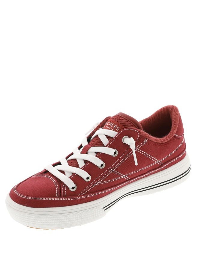 SKECHERS حذاء رياضي للنساء بتصميم قوس مريح - أركيد-أركاتا، أحمر، 8 عريض - Image 4
