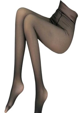 Qalina Life Imported Thin Skin Look Thinlooking Thermal Plush Women's Winter Tights  - Image 4