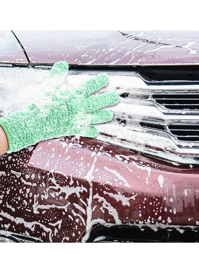 Microfiber Plant Dusting Gloves, Household Cleaning Mitt for Kitchen, Desk, Window u0026 Blind Cleaning - Image 5
