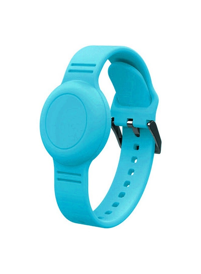 Geustos 2 Pack Airtag Bracelet for Kids Waterproof Silicone Wristband Full Case Cover for Apple Airtag Holder Anti Lost Watch Band Hidden Accessories for Toddler Child Strap - Image 3