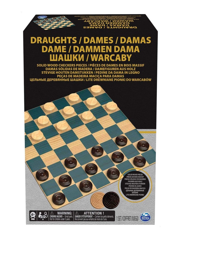 سبن ماستر لعبة المسودات الخشبية الكلاسيكية 6040577