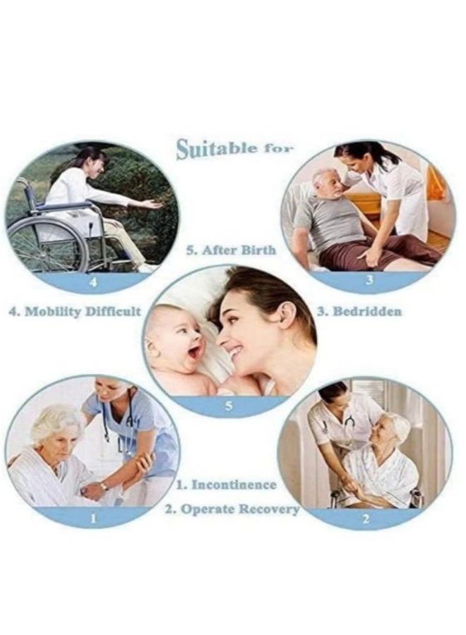 SHENGHUI 40 Pieces 60x60 cm Large Disposable Changing Pad Leak-Proof Underpad Bed Table Protector Mat, Soft Non-Woven Fabric - Image 5