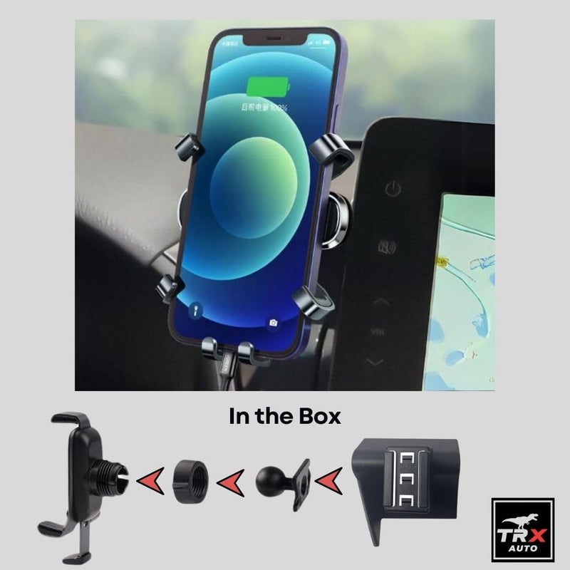 TRX AUTO Phone Holder Mount With Gravity Phone Holder For Toyota Camry 2021 To 2024 | Toyota Camry Accessories | Camry Mobile Phone Holder - Image 5