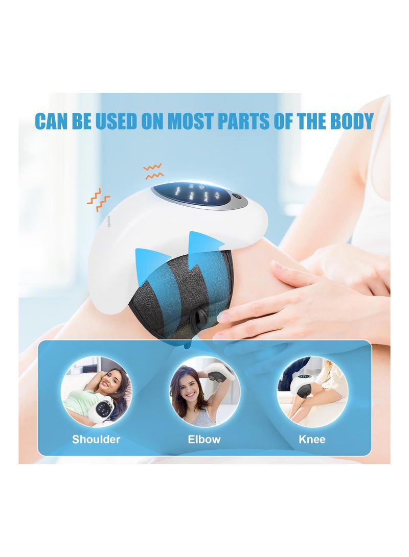 Knee Massager, Cordless Knee Massager with Multi-Function Screen, Physical Heating and Vibration Function, Best Product for A Comforting Massage - Image 4
