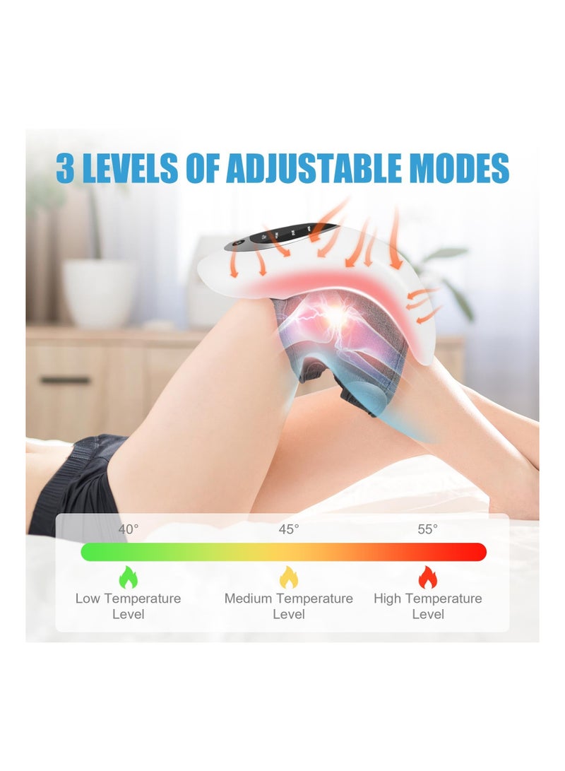 Knee Massager, Cordless Knee Massager with Multi-Function Screen, Physical Heating and Vibration Function, Best Product for A Comforting Massage - Image 2