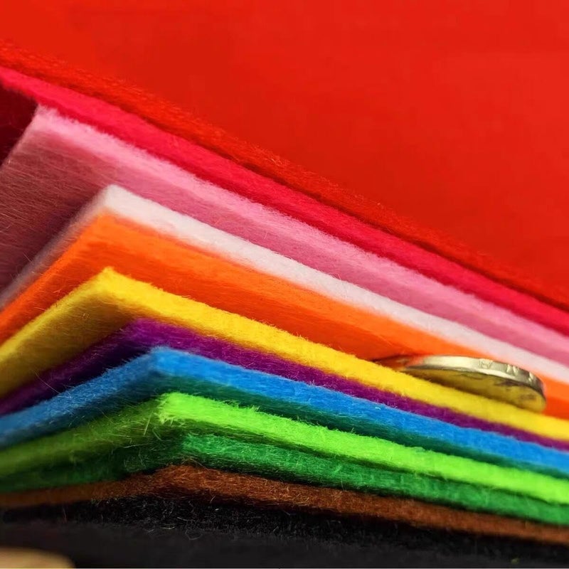YYCRAFT Super Thick Stiff Felt Sheets Thick Felt 9 Inch X 12 Inch (Thickness:3.2mm) - 15 Pcs Pack, White - Image 5