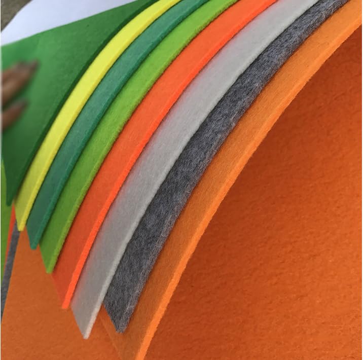 YYCRAFT Super Thick Stiff Felt Sheets Thick Felt 9 Inch X 12 Inch (Thickness:3.2mm) - 15 Pcs Pack, White - Image 4