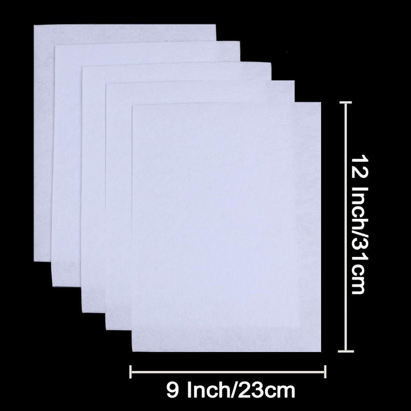 YYCRAFT Super Thick Stiff Felt Sheets Thick Felt 9 Inch X 12 Inch (Thickness:3.2mm) - 15 Pcs Pack, White - Image 3