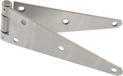 Hardware Essentials 851828 Heavy Duty Strap Hinges Stainless Steel 6" - Image 1