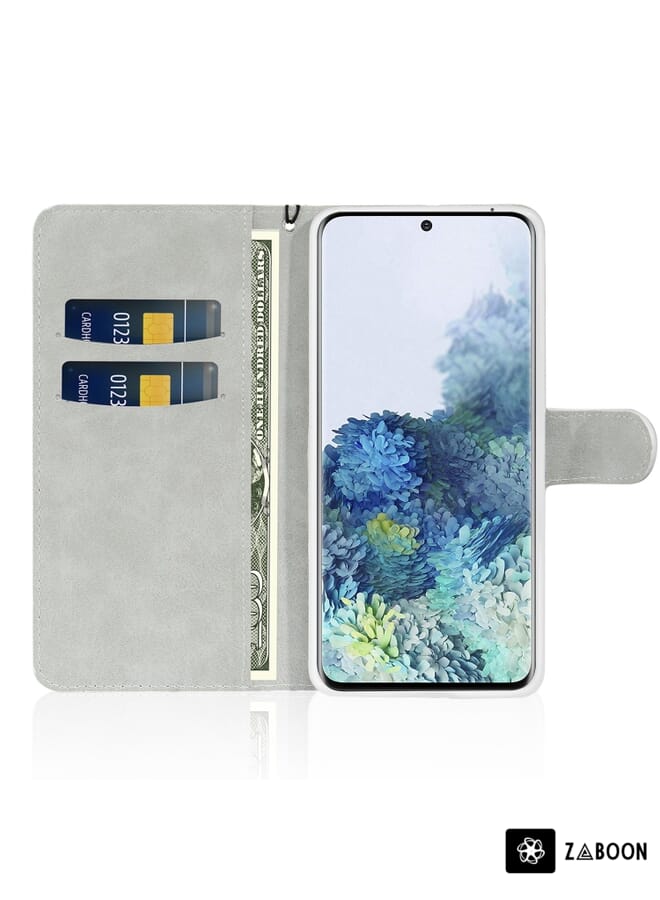 Zaboon Protective Case For Samsung Galaxy S21 5G Glitter Powder Horizontal Flip Leather Case with Card Slots & Holder & Lanyard - Image 4