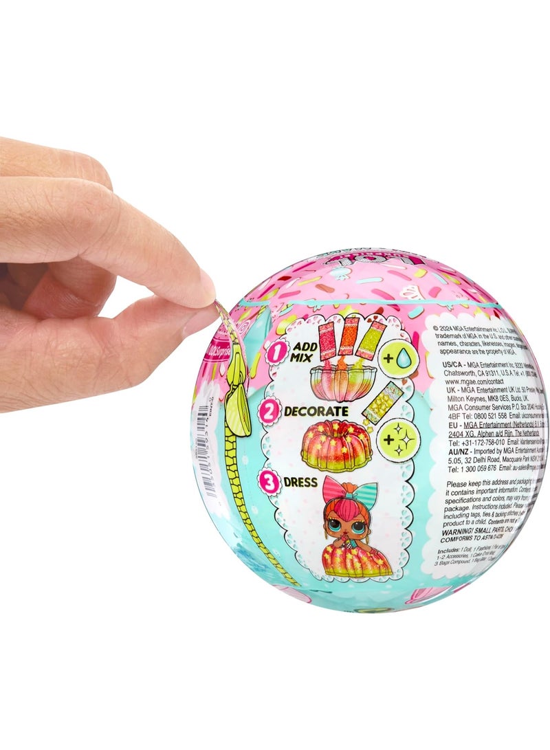 MGA L.O.L. Surprise! Mix & Make Birthday Cake Tots with Collectible Doll, DIY Cake Dress, Cake Making and Decorating, Ingredients and Glitter Sprinkles, - Image 3