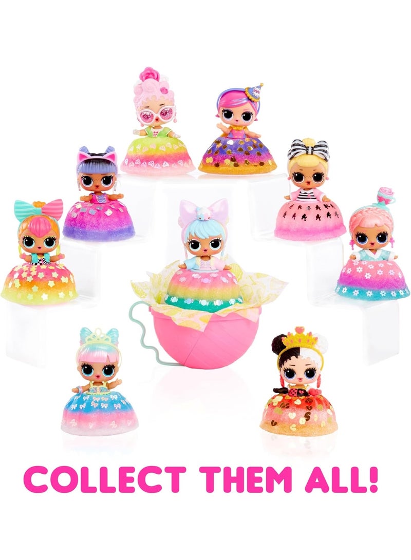 MGA L.O.L. Surprise! Mix & Make Birthday Cake Tots with Collectible Doll, DIY Cake Dress, Cake Making and Decorating, Ingredients and Glitter Sprinkles, - Image 2