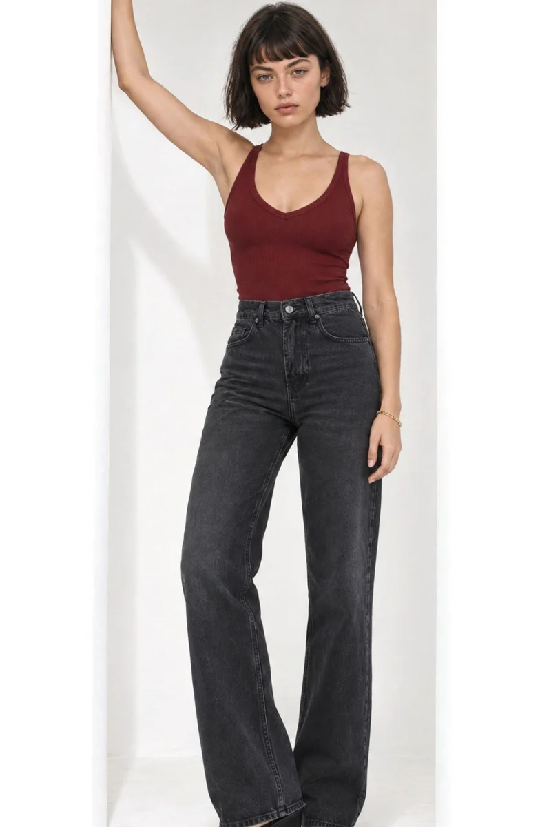 Squalo Black SQUALO Women's Cotton Pants for Women | Best Price UAE