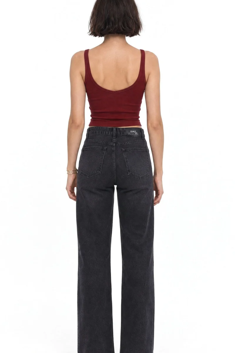 Squalo Black SQUALO Women's Cotton Pants for Women | Best Price UAE