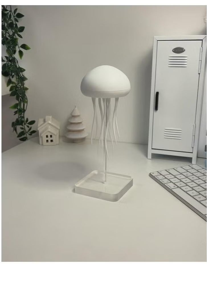 JAJEEK Voice-Controlled Dancing Jellyfish Lamp with Touch Sensor – Color-Changing LED Floating Jellyfish Light – Rechargeable RGB Gradient Night Lamp for Kids and Adults – Calming Bedroom & Living Room Décor - Image 4