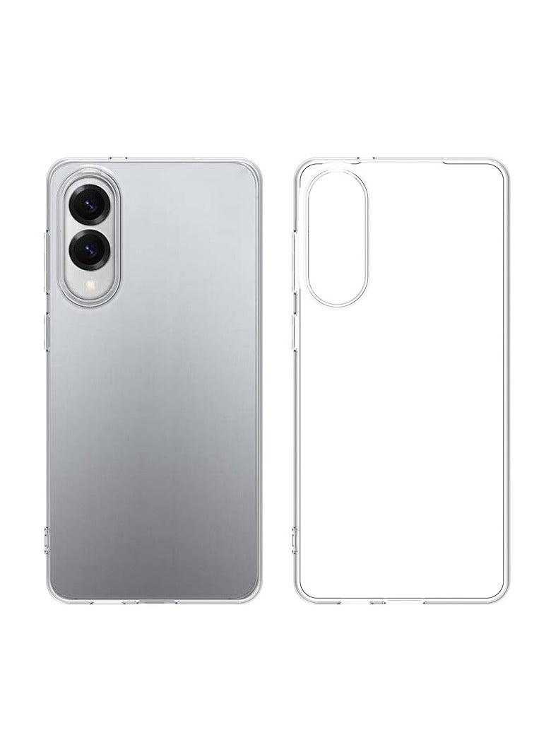 Samsung Galaxy S25 Edge Case, Case for Samsung Galaxy S25 Edge 5G Clear TPU Four Corners Protection Cover Transparent Soft funda, Slim Flexible TPU Airbag Bumper Shock Absorption Rubber Soft Silicone Case Cover Fit for Samsung Galaxy S25 Edge, Clear - Image 2