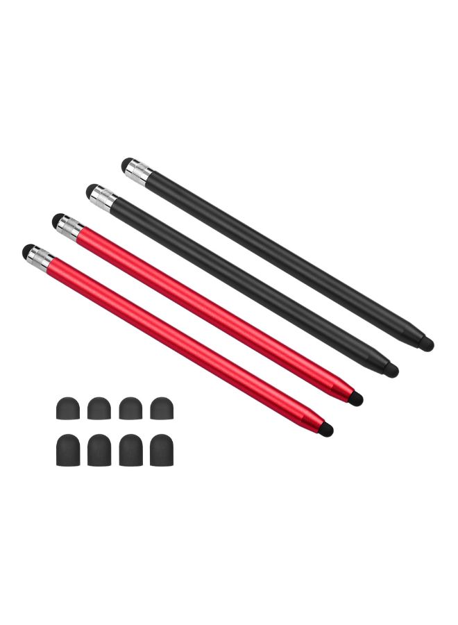 NIBEMINENT 4-Piece 2-In-1 Touchscreen Stylus Pen Multicolour - Image 4