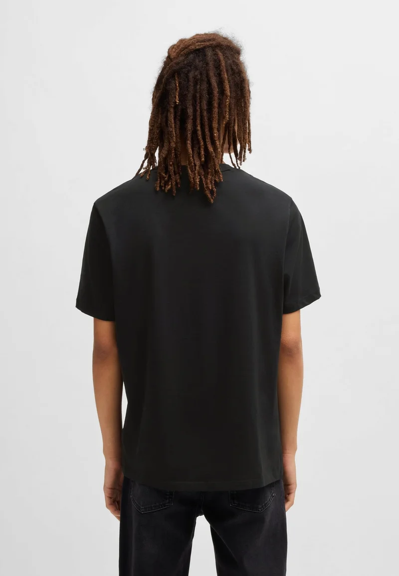 HUGO Cotton-jersey T-shirt with logo print