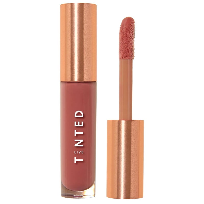 LIVE TINTED Live Tinted Huegloss HighShine Lip Gloss  Hydrating NonSticky Moisturizing Lip Gloss with Hyaluronic Acid Coconut Oil and Shea Butter For a Soft Barrier  Seals in Moisture  Mauve 