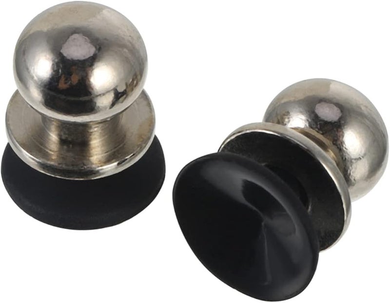 2PCS Black Mobile Gaming Joystick Buttons Easy Installation Sensitive Touch Stable Base - Image 1
