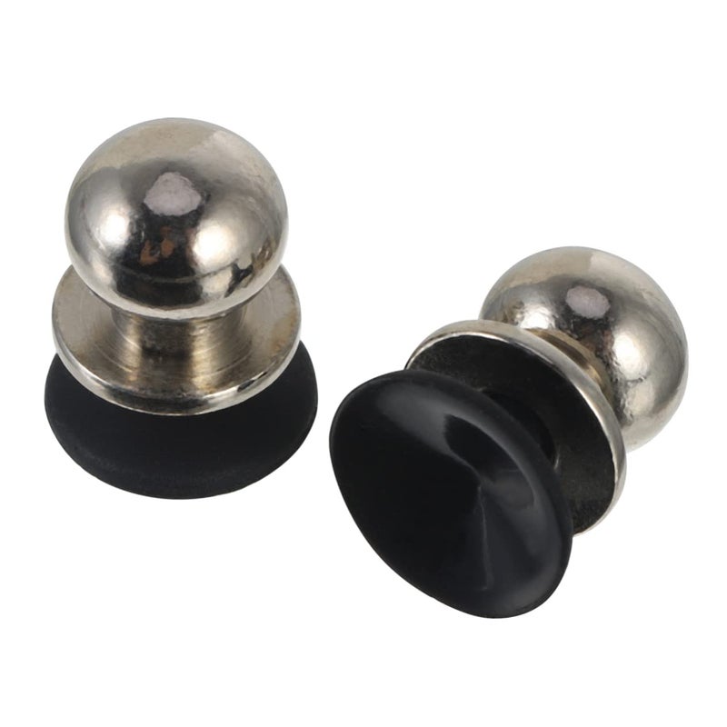 2PCS Black Mobile Gaming Joystick Buttons Easy Installation Sensitive Touch Stable Base - Image 2
