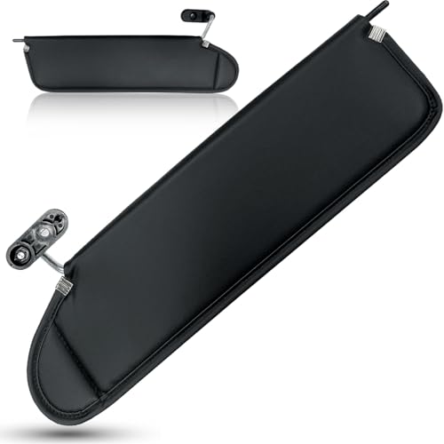 UMISHI Left Driver Side Sun Visor Fit for Jeep Wrangler TJ 2003 2004 2005 2006, Replacement Agate 13313.01 (Left Driver Side（Black) - Image 1
