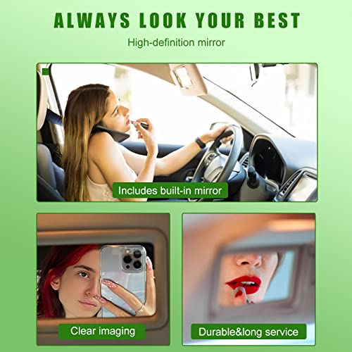 UMISHI Left Driver Side Sun Visor Fit for Jeep Wrangler TJ 2003 2004 2005 2006, Replacement Agate 13313.01 (Left Driver Side（Black) - Image 5