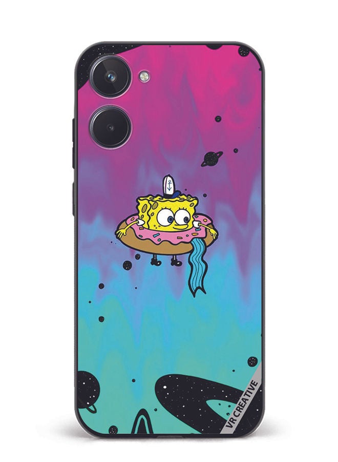 VR CREATIVE Protective Case Cover For Realme 10 Spongebob Design Multicolour - Image 1