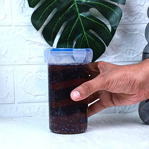VRISTO Plastic Tumbler with Lid Set of 1 500 ml Each Transparent Office Gym Yoga Home Kitchen Hiking Treking Travel Tumbler 1 - Image 5