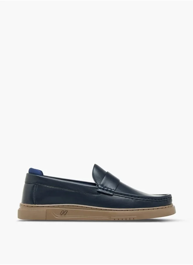 ال بي ال من شو اكسبرس Men's Solid Slip-On Loafers