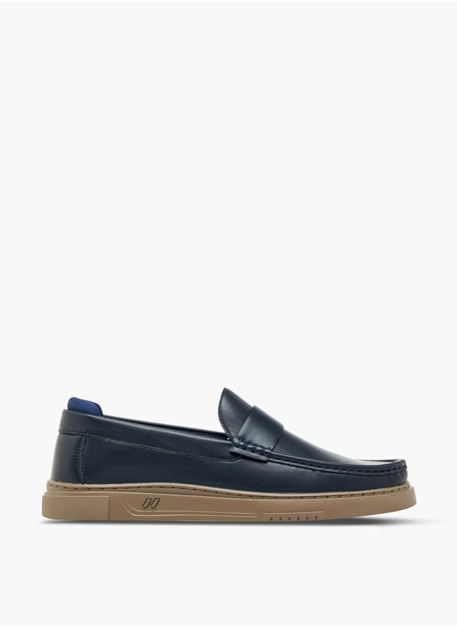 LBL by Shoexpress Men's Solid Slip-On Loafers  - Image 3