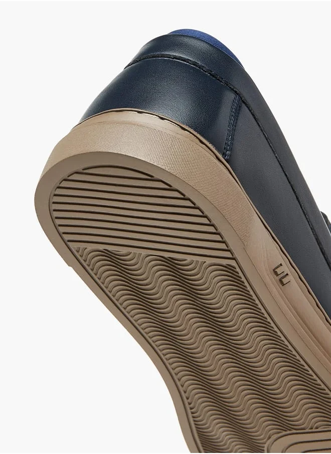 ال بي ال من شو اكسبرس Men's Solid Slip-On Loafers
