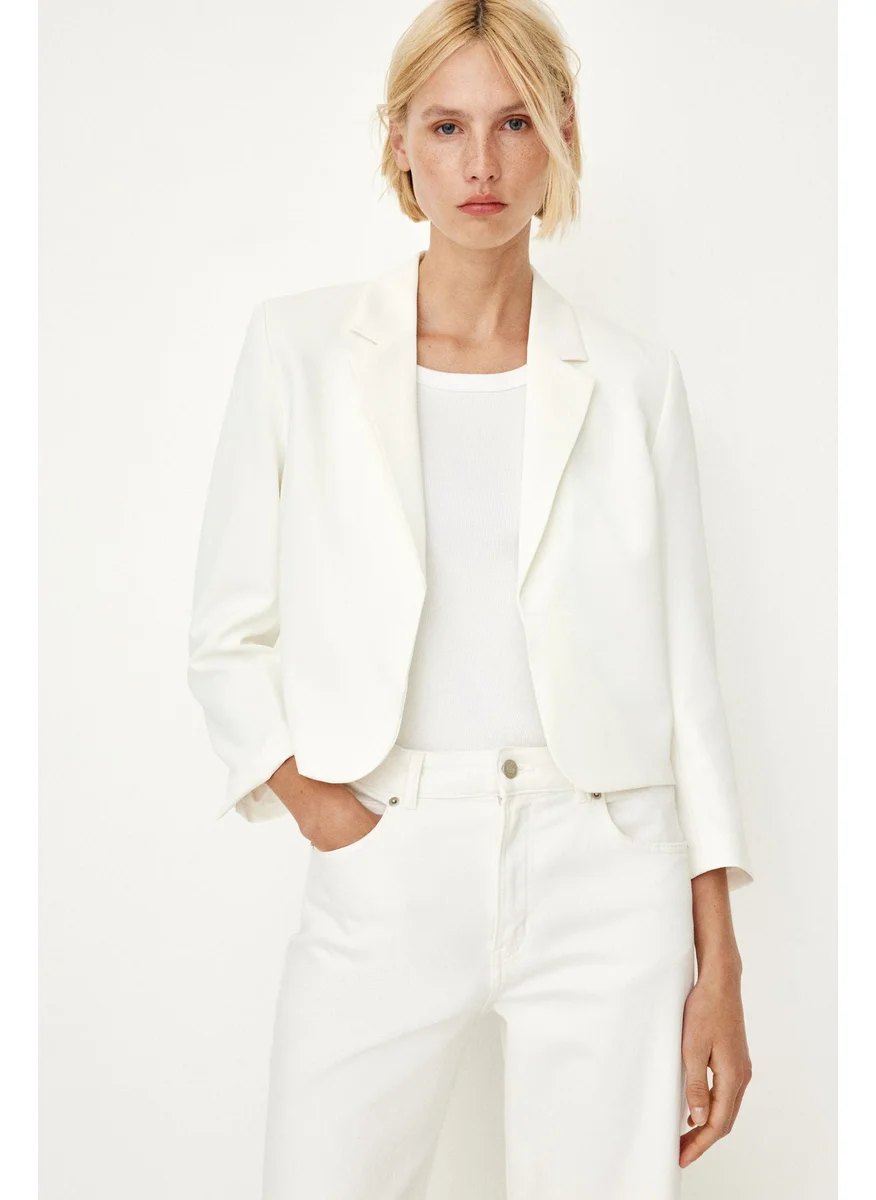 H&M Slit-Cuff Blazer