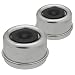 QJZ 2Pack Dust Cap 25 245 Trailer Axle Wheel Hub and Bearing with Rubber Plug Replacement EZ Lube Axle Dust Cover - Image 2