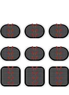 Y&D Replacement Gel Pads Electrodes Self Adhesive Body Belt Pad for Tripe Fat Abdominal Muscle Strengthening Waistband Abs Toner Stimulator Trainer  - Image 1