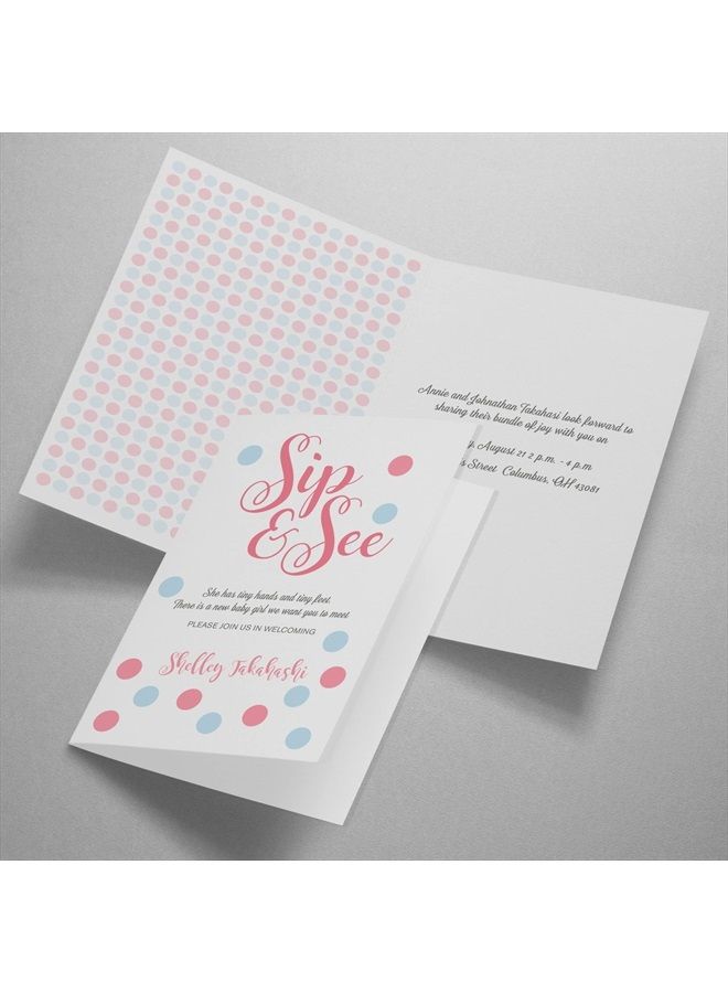 Avery Printable Greeting Cards, Half-Fold, 5.5" x 8.5", Matte White, 20 Blank Cards with Envelopes (3265)