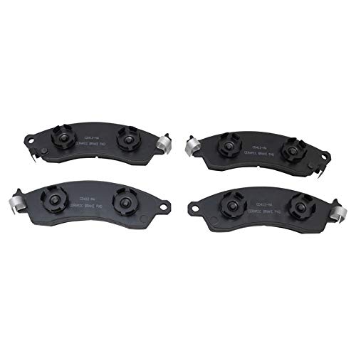 TRQ Front Brake Pads Ceramic Compatible with 1985-1991 Chevrolet Camaro 1988-1996 Corvette 1994-2004 Ford Mustang 1988-1992 Pontiac Firebird - Image 4