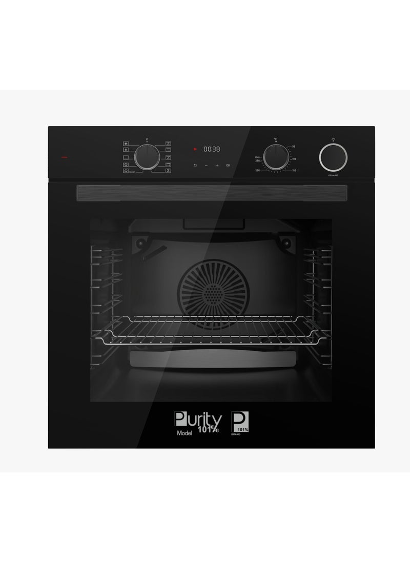 Purity OPREE10BL – Full Electric Built in oven 10 program  - Image 1