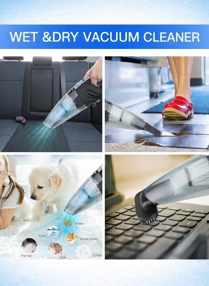 Handheld Vacuum Cordless High Power 120W 3200kpa Vacuum Dust Busters Cordless Rechargeable Portable for Pet Pair/Sofa/Car/Office - Image 2