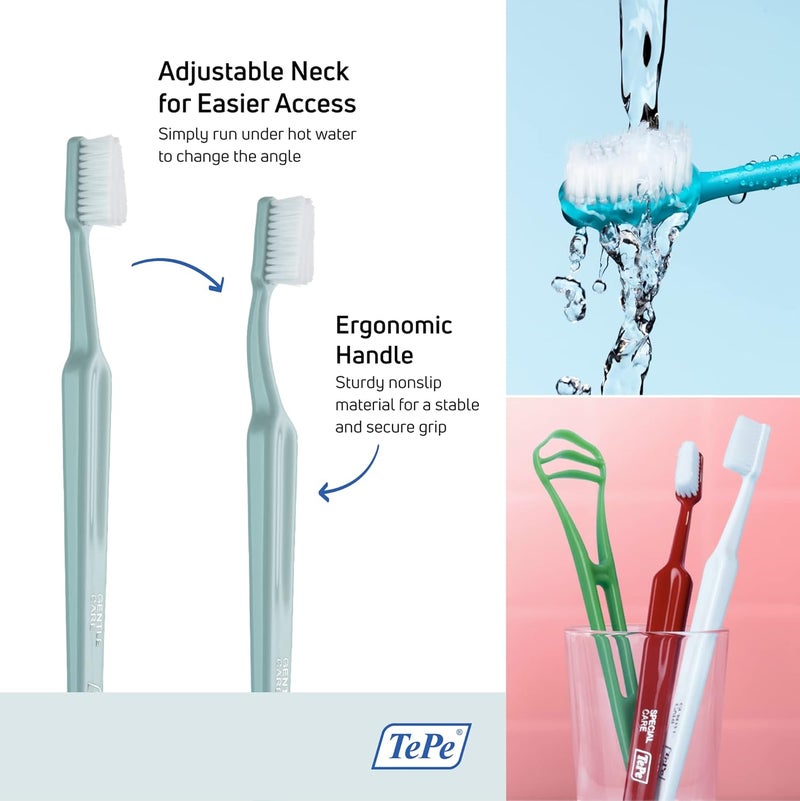 TePe Gentle Care Post Surgical Toothbrush for Sensitive Tissue - Soft Bristles for Oral Surgery Recovery - Image 5