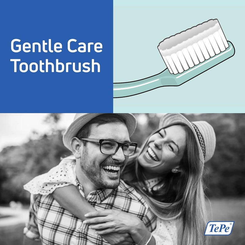 TePe Gentle Care Post Surgical Toothbrush for Sensitive Tissue - Soft Bristles for Oral Surgery Recovery - Image 2