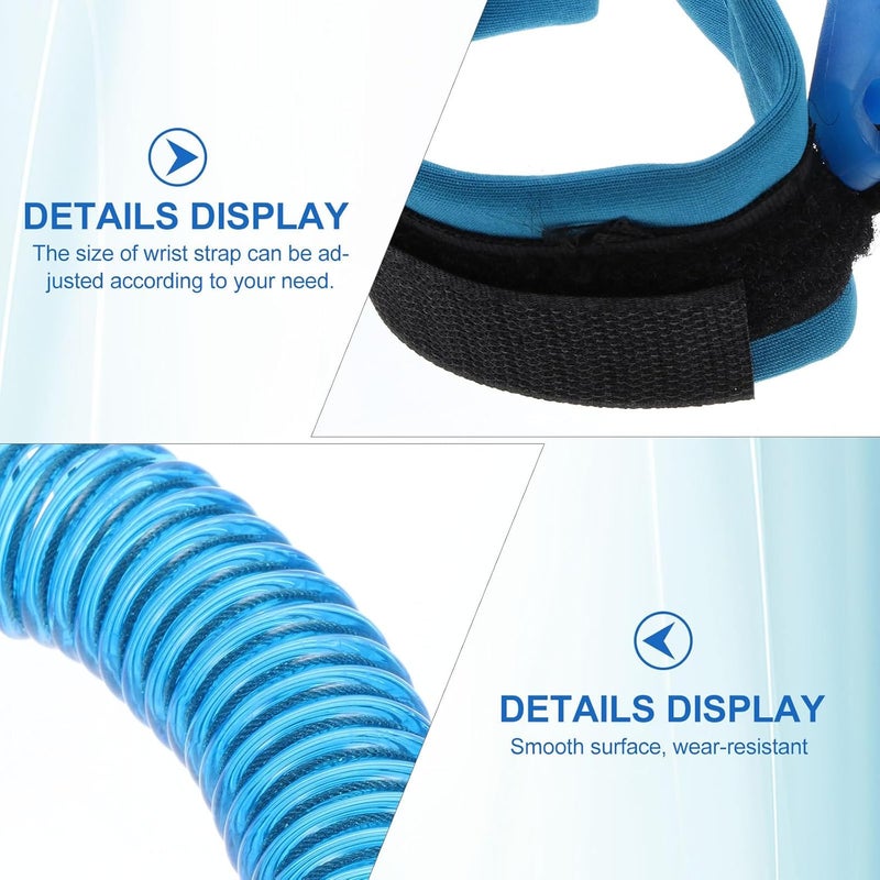 Anti Lost Wrist Link Harness 1.5m Blue Safety Wrist Leash Rope for Outdoor Travel and Walking - Image 3