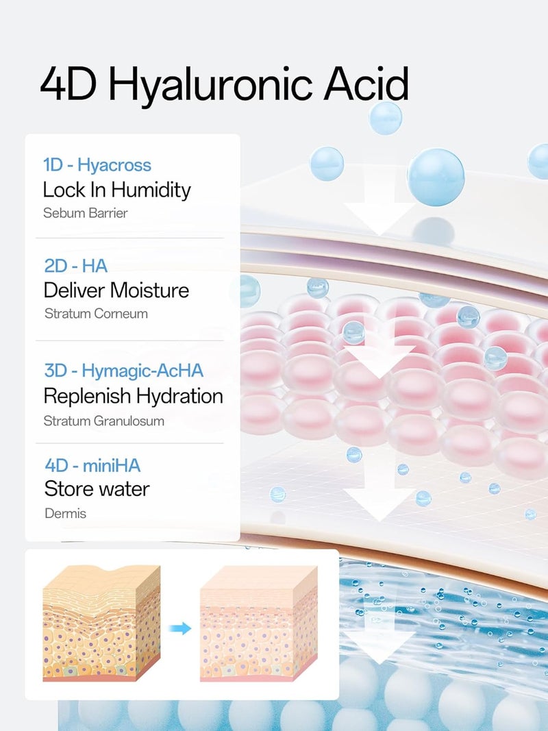 WNP 3 4D Hyaluronic Acid Serum Ultra Hydrating Serum Smoother SkinPremakeup SkinCareAntiAging serum for face SingleUse Vials Skincare for DrySensitive skin12 ml30 - Image 5